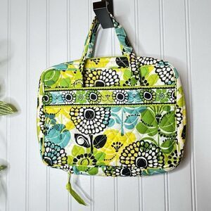 VERA BRADLEY Lime's Limes Up Good Book Bible Cover Floral Green Yellow Teal